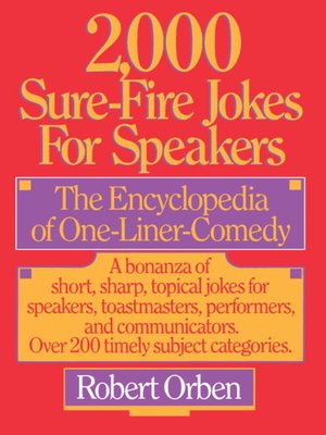 cover image of 2,000 Sure-Fire Jokes for Speakers